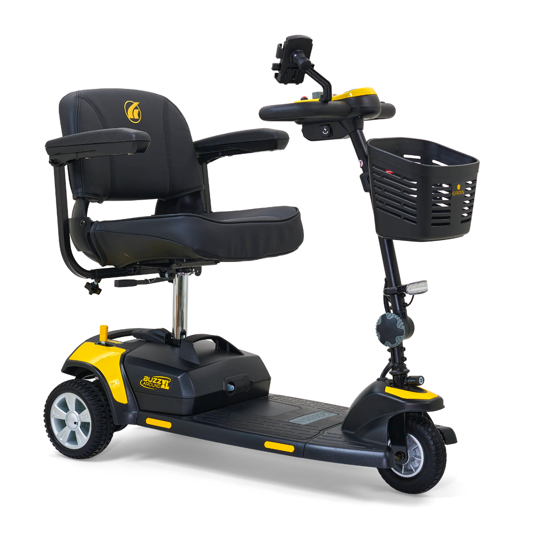 Golden Tech Buzzaround XL 3-Wheel Mobility Scooter - Senior.com Mobility Scooters